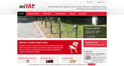 Desktop Screenshot of mival.cz