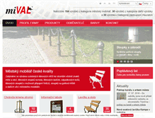 Tablet Screenshot of mival.cz